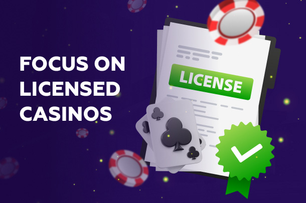 Advice to check safety and licensing