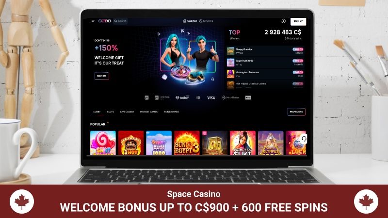 Gizbo casino Main Page