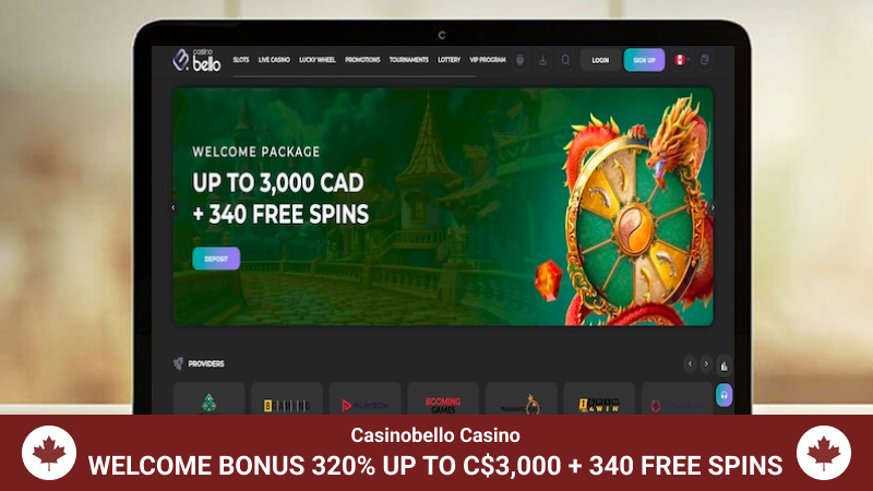 Casinobello casino main page