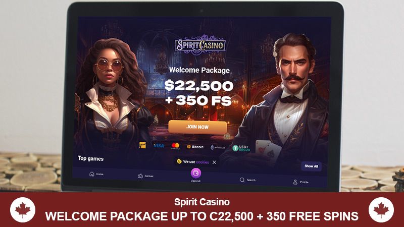 Spirit casino Main Page