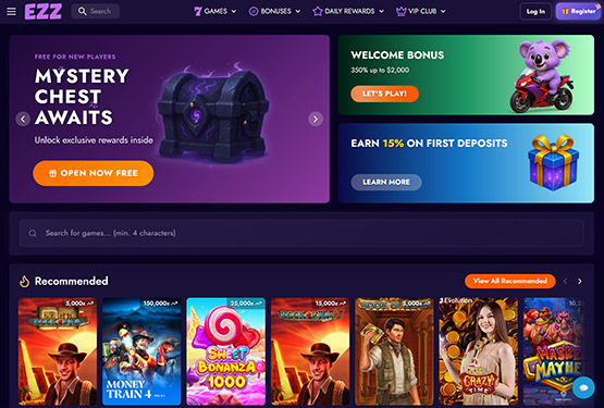 Ezz Casino - Main page