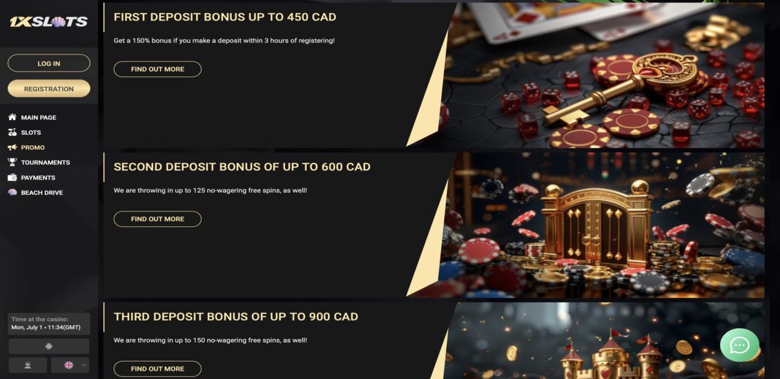 22Bet casino bonuses and promotions