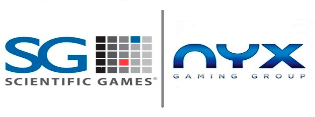 Scientific games nad NYX gaming - logos.