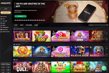 1xSlots Casino - Main Page