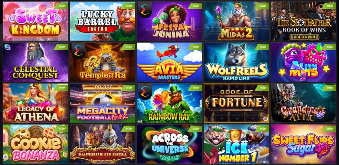 1xSlots Casino Slots page