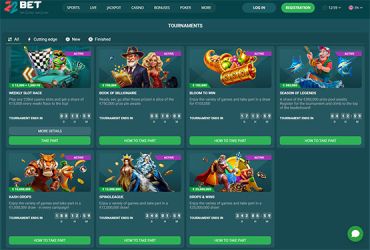 22bet Casino - Tournaments