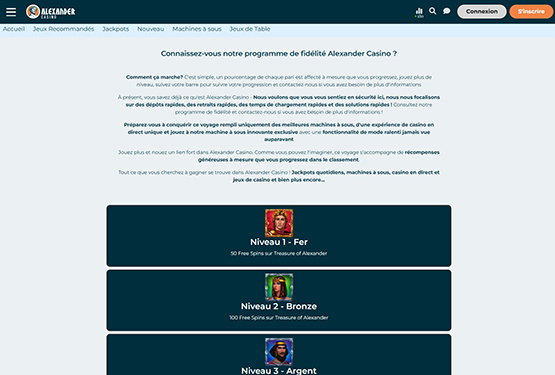 Programme VIP Drakaris Alexander