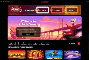 Arlekin Casino – main page