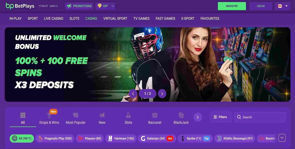 Betplay main page