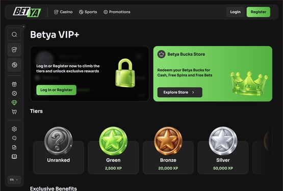 BetYa Casino VIP Program