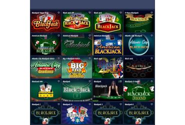 Betmaster casino - list of online blackjack games.