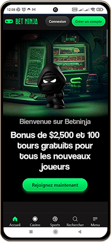 Betninja Casino sur mobile