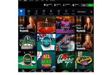 Betway casino - list of live dealer games
