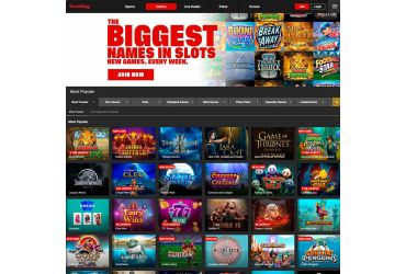 Bodog Casino - main page