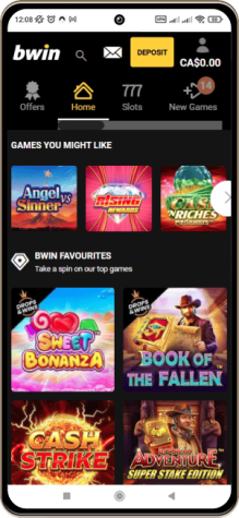 Mobile Screenshot of Bwin Casino