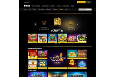 Bwin casino - list of slot machines with jackpot.