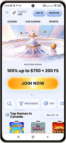 Mobile screenshot of CasinoLab