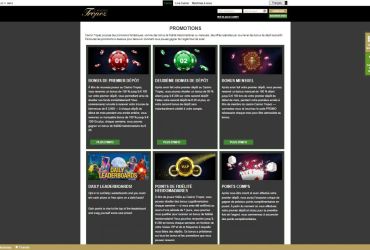 CasinoTropez - page promotionnelle