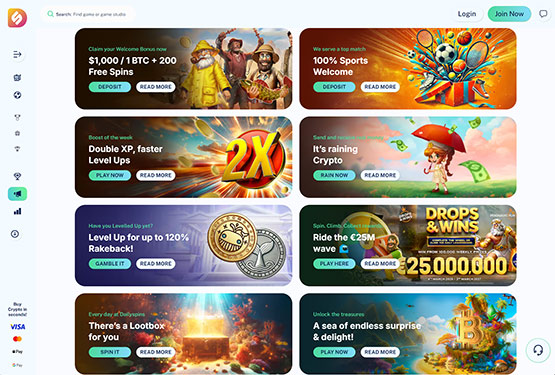 Dailyspins Casino promos and bonuses