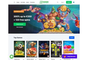 DozenSpins - home page