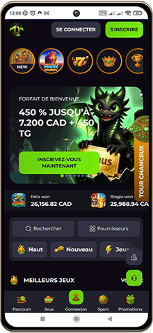 Drakaris Casino sur mobile