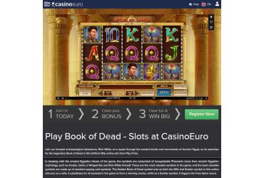Slot machine - Book of Dead.