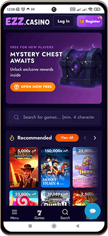 Ezz Casino Mobile Screenshot