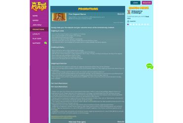 Fruit Kings - promotion page | casinocanada.com