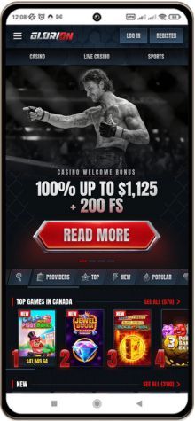 Mobile Screenshot of Glorion Casino