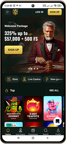 Mobile Screenshot of Goldex Casino