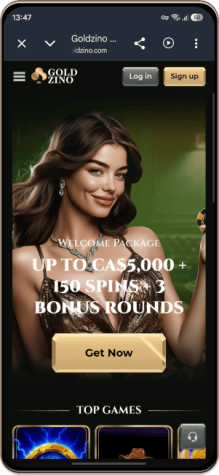Goldzino Casino Mobile Screenshot
