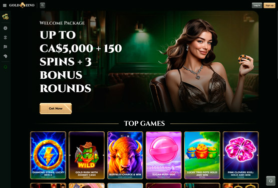 Goldzino Casino Main Page