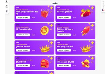 GreatWin Casino - page promotionnelle