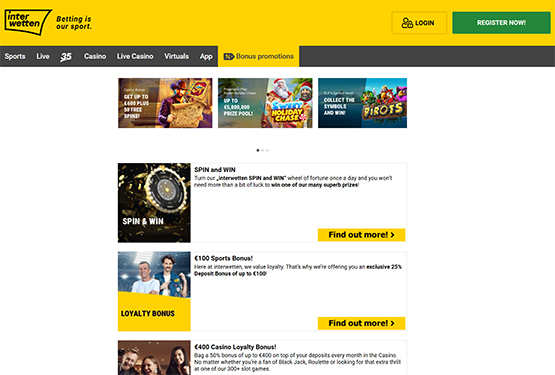 Interwetten Casino Promotions Page