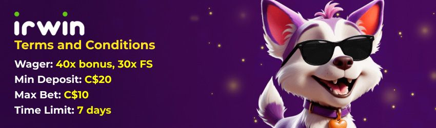Irwin Casino Terms and Conditions