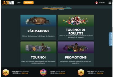  Jackwin casino - promotions