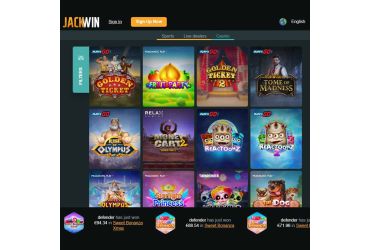  Jackwin casino - list of slot machines