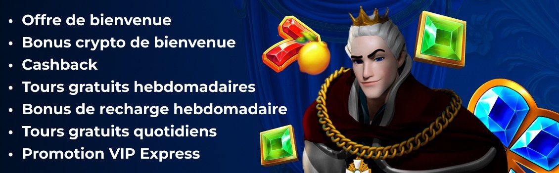 Bonus du casino King Billy