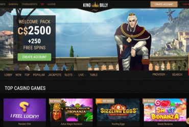 King Billy - Main page