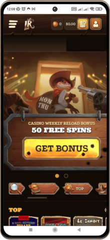 Mobile Screenshot of Lizaro Casino