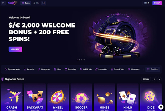 Lucky7even - home page