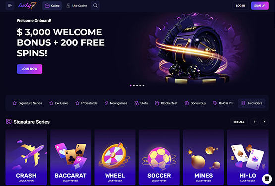 Lucky7even - home page