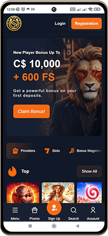 Luckystakes Casino Mobile Screenshot