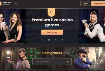 National Casino – main page.
