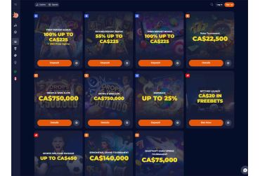 Nine casino promotions