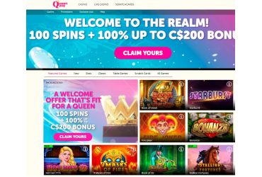 Queenplay casino - lobby | casinocanada.com