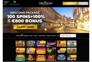 Regent Play casino - lobby | casinocanada.com
