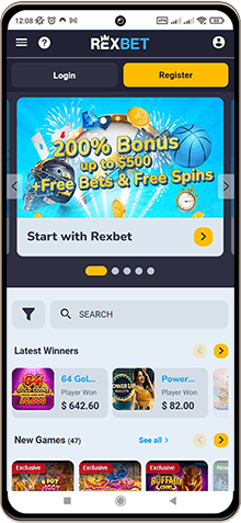 Rexbet Casino Mobile Screenshot