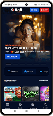 Mobile Screenshot of RollCasino