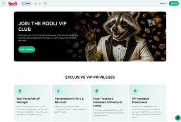 Rooli casino - VIP page